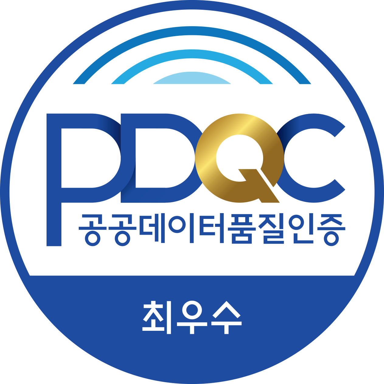 PDQC 공공데이터품질인증 최우수